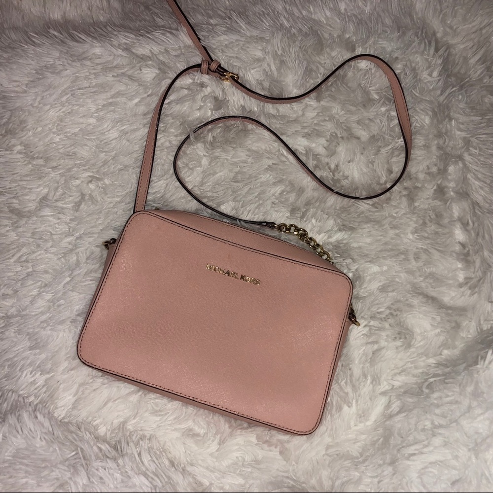 ✨Michael Kors✨Jet Set Saffiano Leather Crossbody